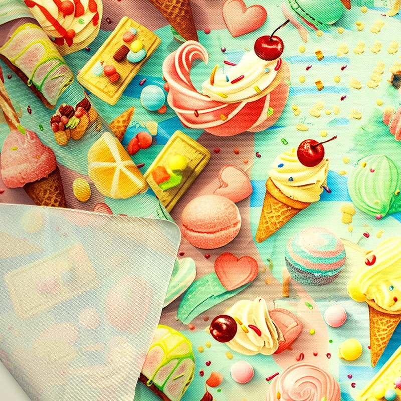 Canvas printed fabric